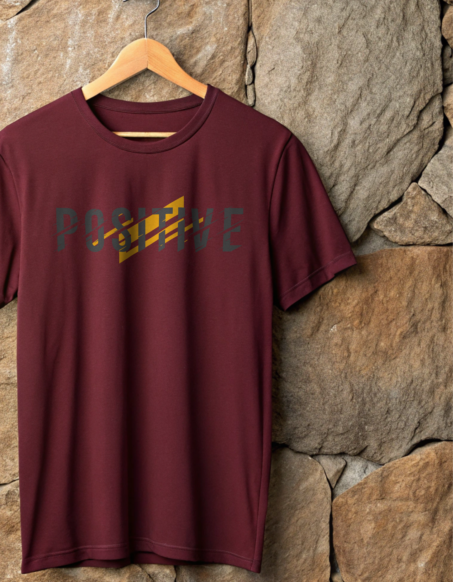 Positive Half Sleeve T-Shirt For Men
