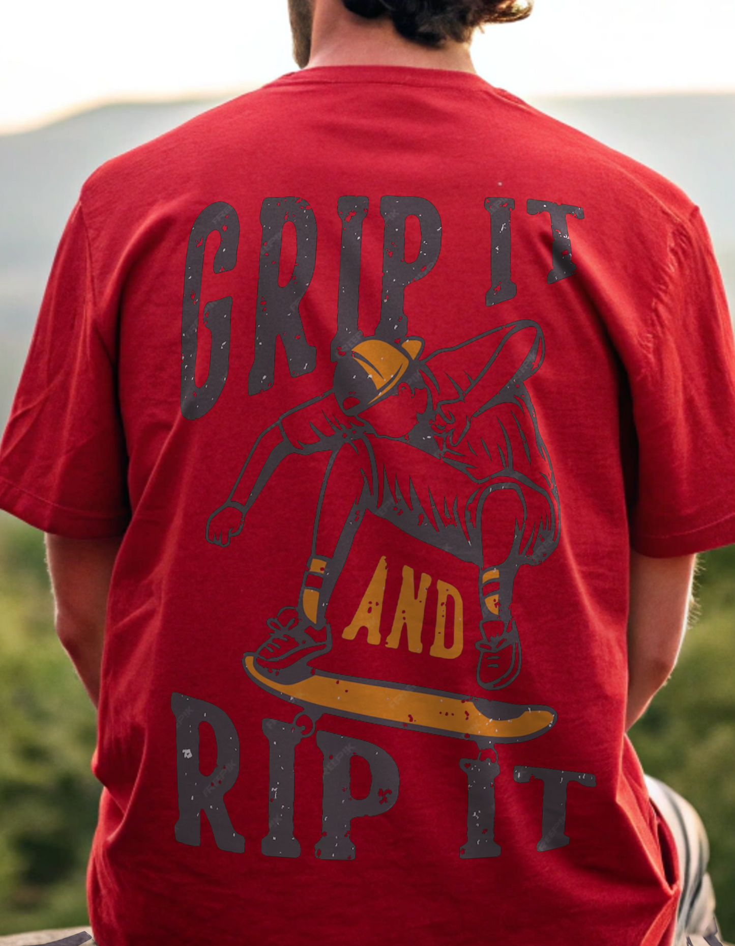 GripNRip Oversized T-shirt for Men