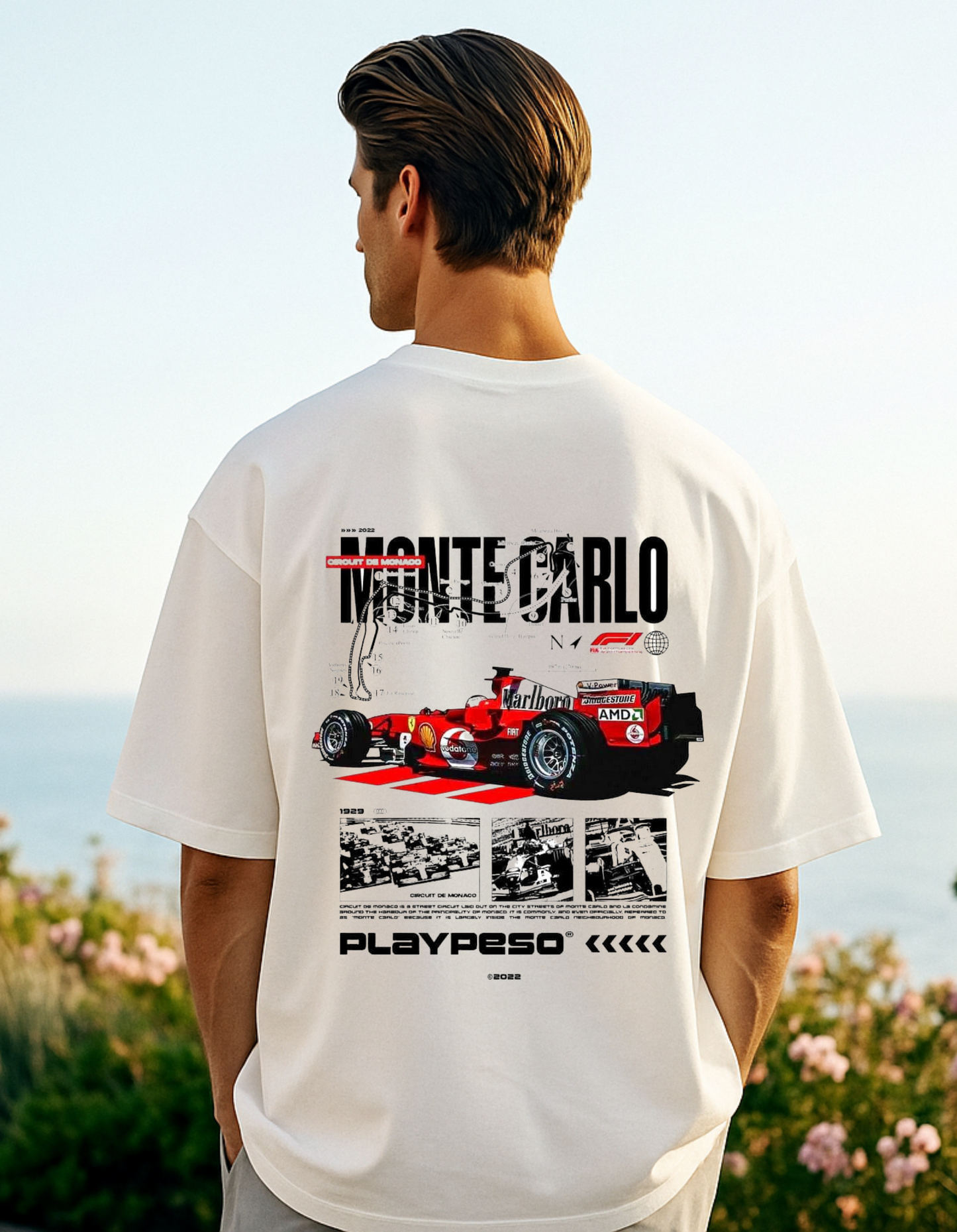 Rev Up Oversized T-shirt for Men