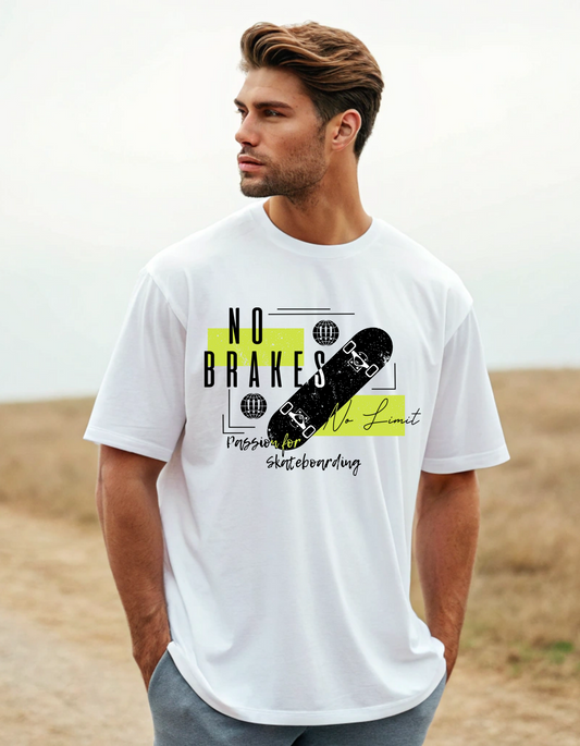 No Brakes | Street-Ready Oversized T-shirt