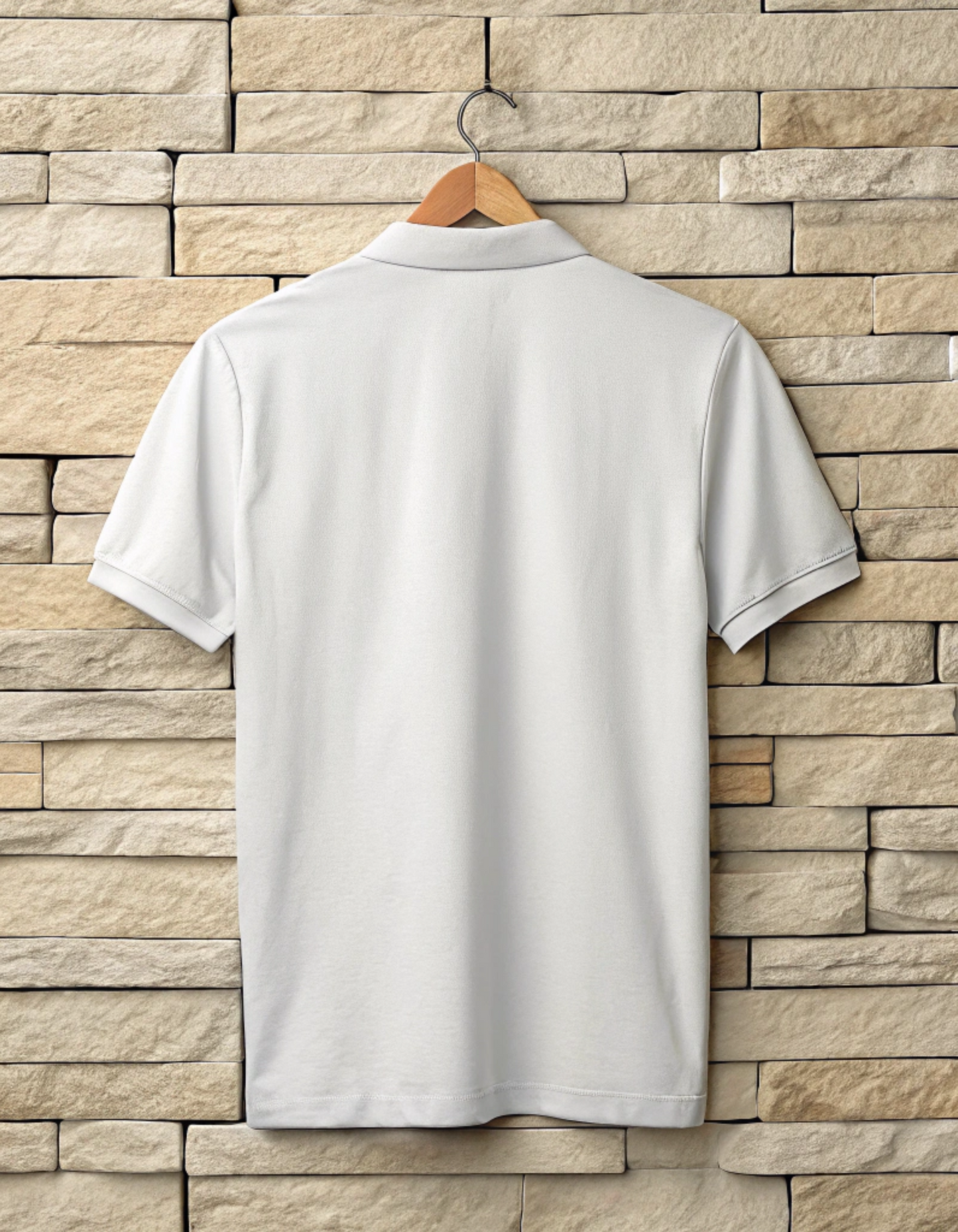 Bold Maga White Polo T-shirt for Men