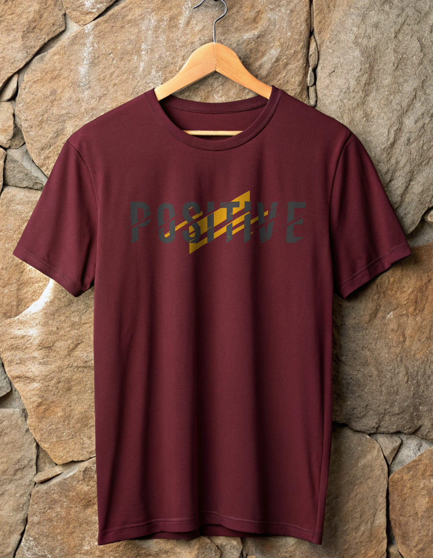 Positive Half Sleeve T-Shirt For Men